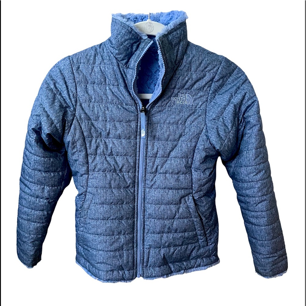 {Northface} BLUE/PURPLE PUFFER JACKET